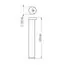 Arlight 020337 Светильник LGD-Path-Round120-H650B-12W Warm White (Arlight, IP54 Металл, 3 года) - ! УПАКОВКА СОСТОИТ ИЗ - 1 шт, изображение 10