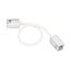 Arlight 029417 Коннектор питания ARL-MOONLIGHT-1712-CON-POWER-MID-WIRE-WH (Arlight, IP67 Пластик, 3 года) - ! УПАКОВКА СОСТОИТ ИЗ - 1 шт