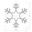 Arlight 025307 Фигура ARD-SNOWFLAKE-M4-750x750-324LED White (230V, 18W) (Ardecoled, IP65) - ! УПАКОВКА СОСТОИТ ИЗ - 1 шт, изображение 5