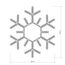 Arlight 025308 Фигура ARD-SNOWFLAKE-M5-600x600-216LED White (230V, 15W) (Ardecoled, IP65) - ! УПАКОВКА СОСТОИТ ИЗ - 1 шт, изображение 5