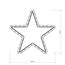 Arlight 025312 Фигура ARD-STAR-M1-295x275-36LED Warm (230V, 2.5W) (Ardecoled, IP65) - ! УПАКОВКА СОСТОИТ ИЗ - 1 шт, изображение 7