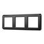 Arlight 043784 Рамка пластиковая FRM-VERSA-PL-3-BK (Arlight, -) 043784, изображение 2