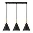 EVOLUCE SLE1255-403-03 Светильник подвесной Черный/Черный E27 3*40W