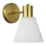 EVOLUCE SLE1561-301-01 Светильник настенный Латунь/Белый E27 1*60W