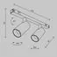 Maytoni Technical TR176-1-2X5WTW-M-B Трековый магнитный светодиодный светильник Basity Focus Duo, изображение 10