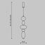 Maytoni Decorative MOD297PL-L24BS3K1 Светильник подвесной светодиодный Adore, изображение 7
