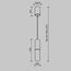 Maytoni Technical P101PL-L300-12W3K-B Светильник подвесной светодиодный Mist, изображение 8