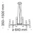 Maytoni Decorative MOD031PL-12B Подвесная люстра Vigo, изображение 4