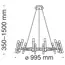 Maytoni Decorative MOD031PL-24B Подвесная люстра Vigo, изображение 4