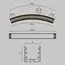 Maytoni Led Strip ALM-3535R-B-D-45°-0.8M Радиусный профиль 35x35 Ø800мм, изображение 11