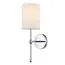 LUMION 6589/1W CLASSI LN25 60 хром/белый, металл/текстиль Бра E14 1*40W 220V LATTI, изображение 4