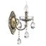 LUMION 8190/1W CLASSI LN25 24 античная бронза, металл/хрусталь Бра E14 1*40W 220V LINN