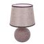 LUMION 8213/1T CLASSI LN25 000 коричневый, керамика/текстиль Настольная лампа Е27 1*60W 220V TAREKA