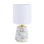 LUMION 8169/1T COUNTY LN25 000 белый/серый керамика/текстиль Настольная лампа E14 1*40W 220V GIATA