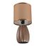 LUMION 8171/1T COUNTY LN25 000 коричневый, керамика/текстиль Настольная лампа E14 1*40W 220V EVANA, изображение 3