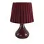 LUMION 8185/1T COUNTY LN25 000 бордовый, керамика/текстиль Настольная лампа E14 1*40W 220V NAINA