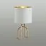 LUMION 5660/1T MODERNI LN23 389 матовое золото, белый Настольная лампа E14 40W 220V STACY, изображение 3