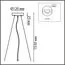 LUMION 8003/A MODERNI LN25 161 черный/ металл/металл Подвесное крепление 220V ANIMAISA, изображение 2