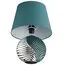LUMION 8140/1T MODERNI LN25 000 бирюзовый/серебро, керамика/текстиль Настольная лампа Е27 1*60W 220V TAPALA, изображение 3