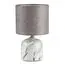 LUMION 8148/1T MODERNI LN25 000 серый, керамика/текстиль Настольная лампа Е27 1*60W 220V MRAMAO