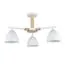 LUMION 8095/3C MODERNI LN25 268 белый/белый металл, дерево/металл Люстра потолочная Е27 3*60W 220V COLANGE