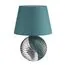 LUMION 8140/1T MODERNI LN25 000 бирюзовый/серебро, керамика/текстиль Настольная лампа Е27 1*60W 220V TAPALA