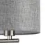 LUMION 8251/2W MODERNI LN25 000  никель/серый, металл/текстиль бра Е14 40W + LED 3W 4000K 220V NIKKI, изображение 9
