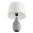 LUMION 8138/1T MODERNI LN25 000 серый/белый, керамика/текстиль Настольная лампа Е27 1*60W 220V YARA, изображение 3