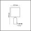 LUMION 8149/1T MODERNI LN25 000 бронза/бежевый, керамика/текстиль Настольная лампа Е27 1*60W 220V AKIVI, изображение 2