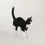 Seletti 00125761; 15042 Настольная лампа Jobby The Cat Black and White, изображение 2
