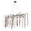 Cloyd 10406 Люстра SULAWESI C12 ширина - 122 см, серебро темно черное стекло, изображение 2