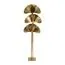 Garda Decor K2KM1125F-3 Торшер металлич."Гинкго" латунь L55*W26*H183
