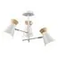 EVOLUCE SLE1252-502-03 Светильник потолочный Белый, Золотистый/Белый, Дерево E27 3*60W
