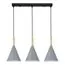 EVOLUCE SLE1255-413-03 Светильник подвесной Черный/Серый E27 3*40W