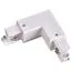 NOVOTECH 135064 PORT NT19 137 белый Соединитель "L" внутренний с токопроводом для трехфазн. шинопровода IP20