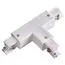 NOVOTECH 135058 PORT NT19 137 белый Соединитель "Т" правый внутренний с токопроводом для трехфазн.шинопровода