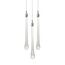 Delight Collection OM801670-3-CH Подвесной светильник Teardrop 3 chrome chrome