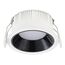 ST LUCE ST755.438.07 Светильник встраиваемый. Черный LED 1*7W 3000K 630Lm Ra80 120° IP20 D85xH45 100-240V, изображение 2